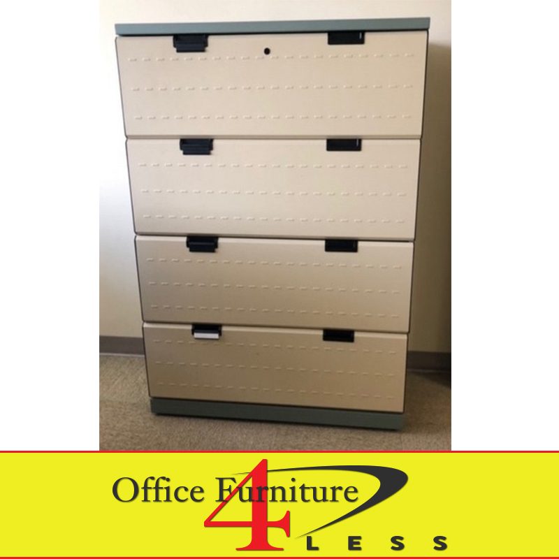 Used 4 Drawer Lateral File With Lock Office Furniture 4